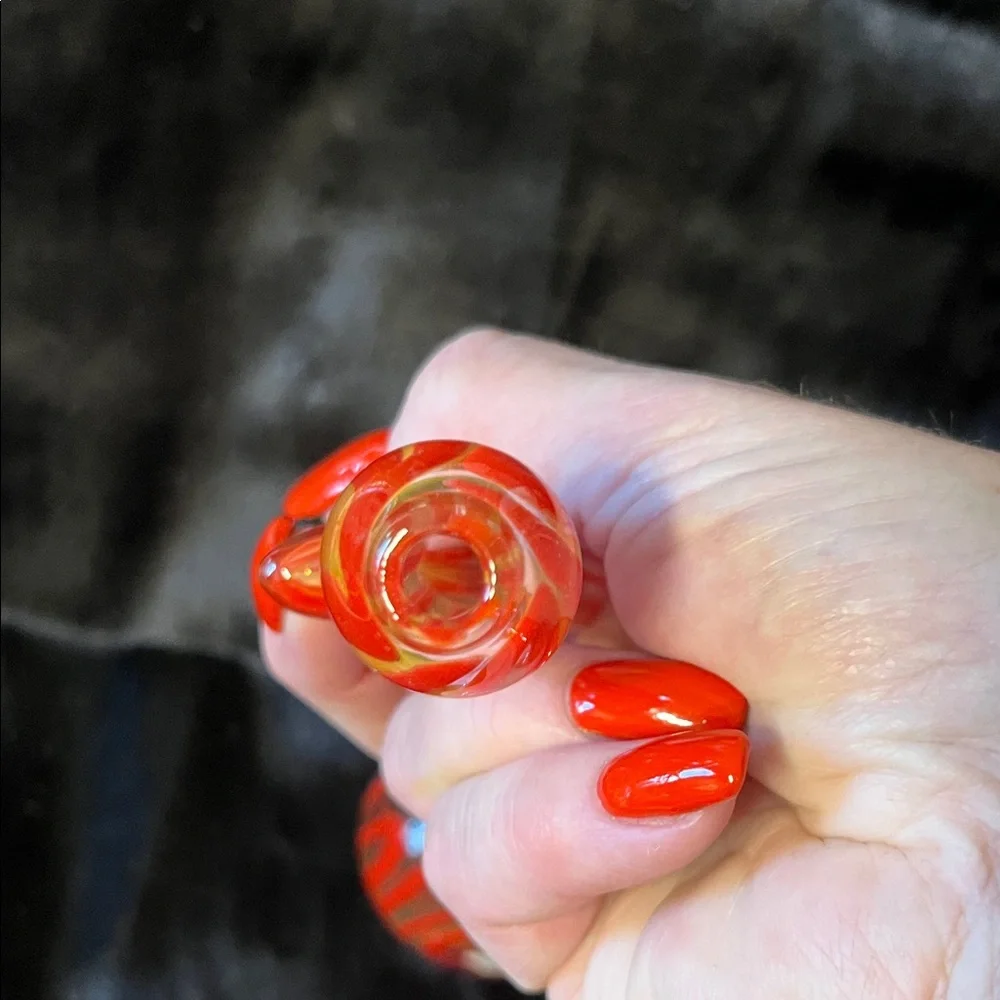 Vibrant Red Glass Accessory - Picture 6 of 7